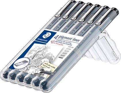 Fiberpenna Staedtler Fineliner sorterade bredder