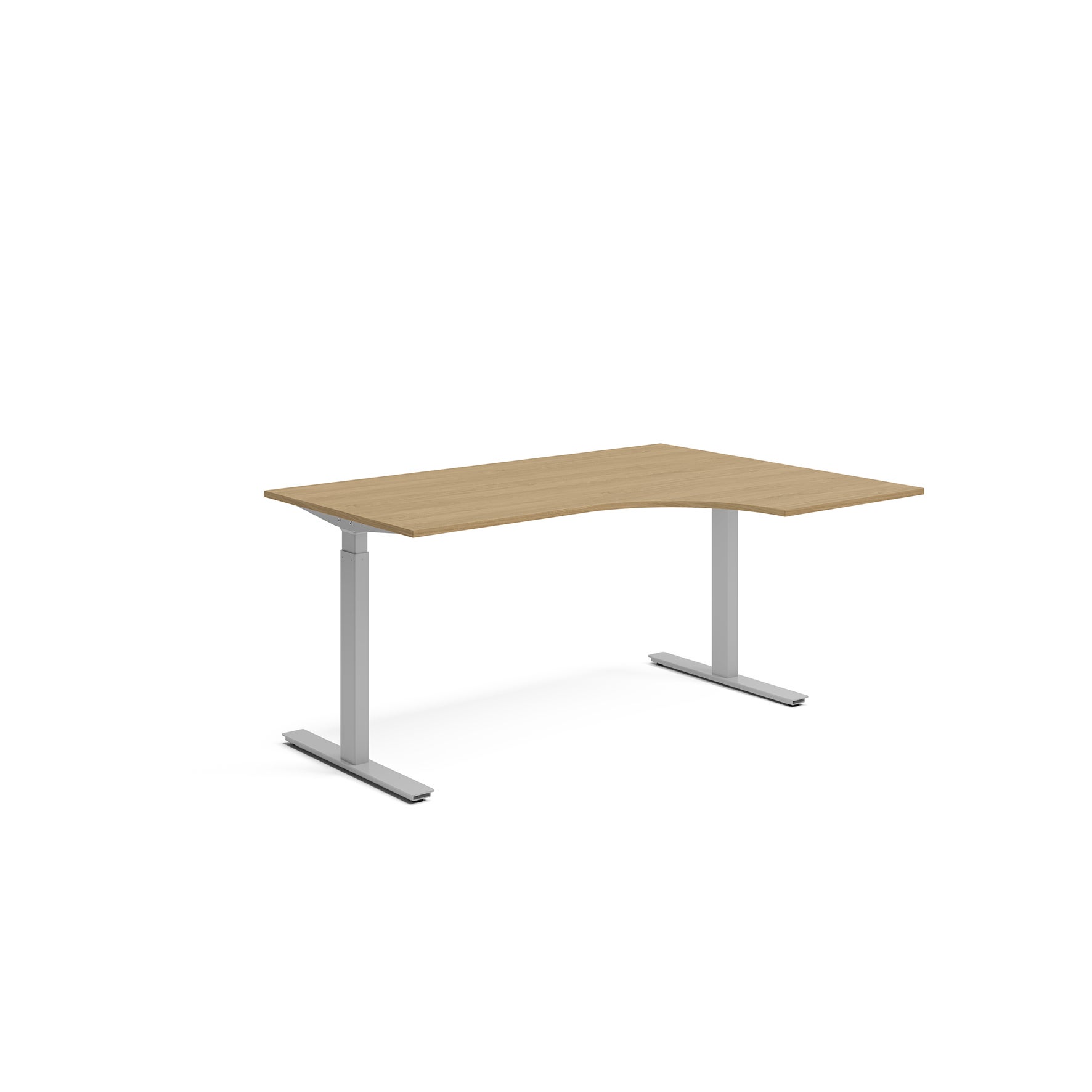 Skrivbord el Ergofunk Smart 800x1600x1200x600 mm Högersvängt