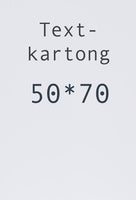 Kartong 50x70 cm vit 10 st/fp
