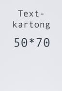 Kartong 50 x 70 cm vit 10 st/fp