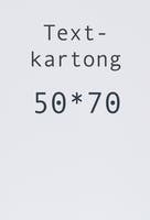Kartong 50 x 70 cm vit 10 st/fp