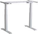 Bordsstativ höj- & sänkbar 120 kg vit