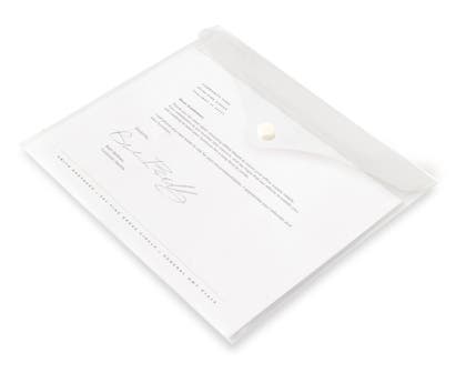 Plastmapp / Kuvertmapp Office Depot