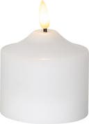 Blockljus LED Flamme Ø75 mm  H=95 mm Star Trading