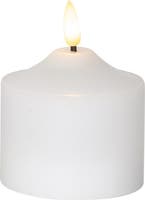 Blockljus LED Flamme Ø75 mm  H=95 mm Star Trading