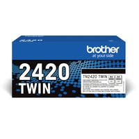 Toner Brother TN2420 Svart 2-pack