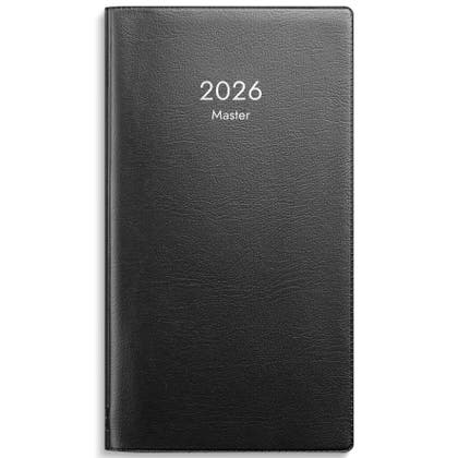 Kalender Master 2026 svart plast