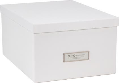 Förvaringsbox Gustav vit Bigso