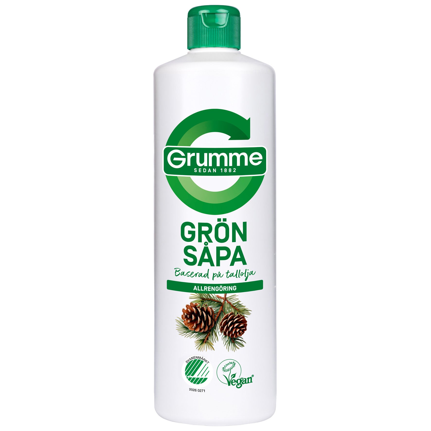 Såpa grön Grumme 750 ml