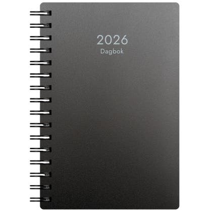 Kalender Dagbok 2026 svart