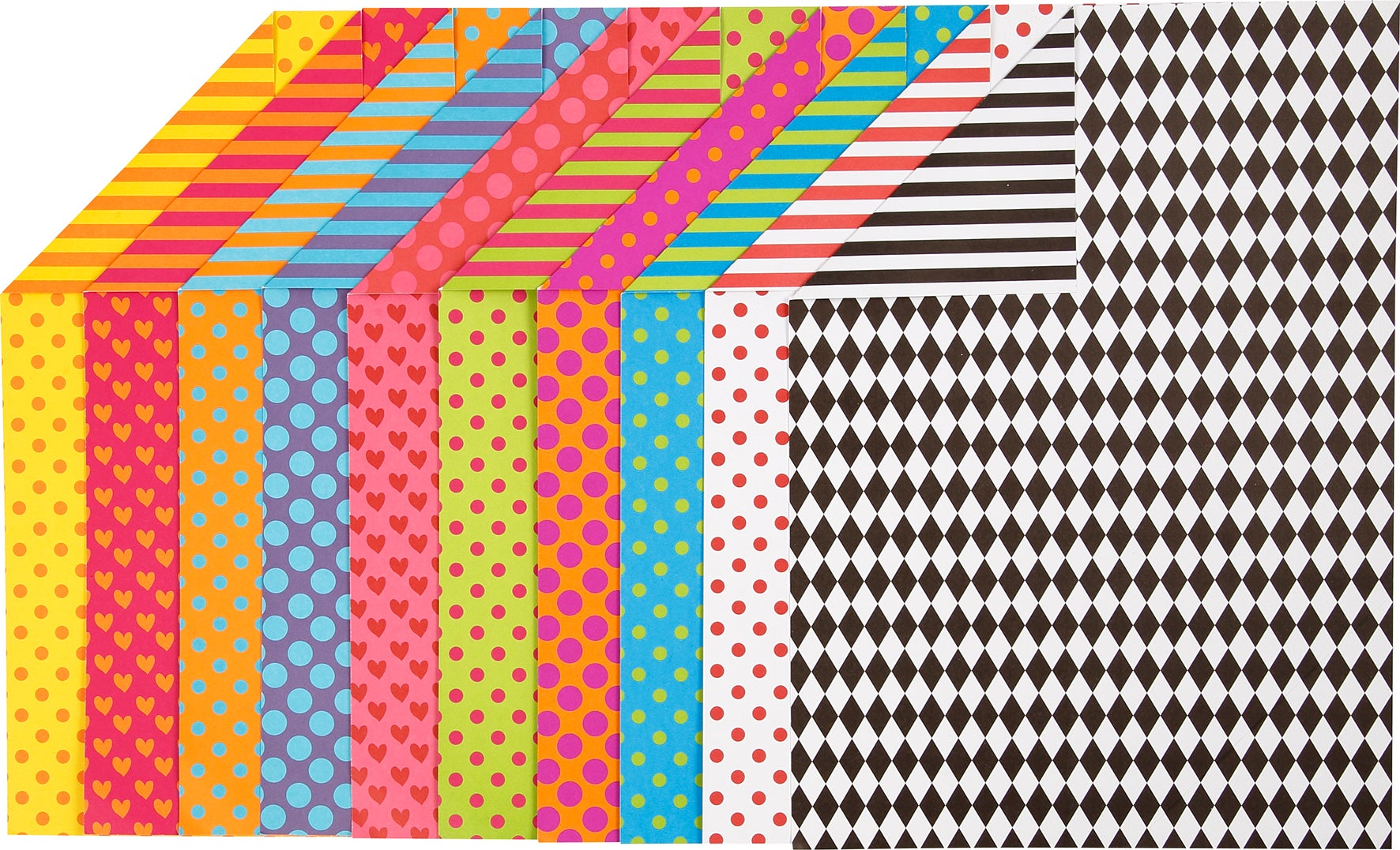 Kartong mönstrad mix 250g 20/fp