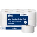 Toalettpapper Tork Mini Jumbo Universal T2 12 rullar natur
