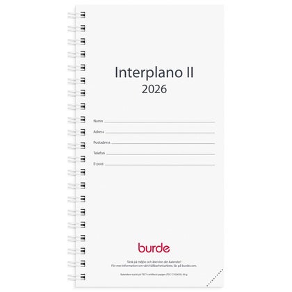 Interplano II 2026 refill