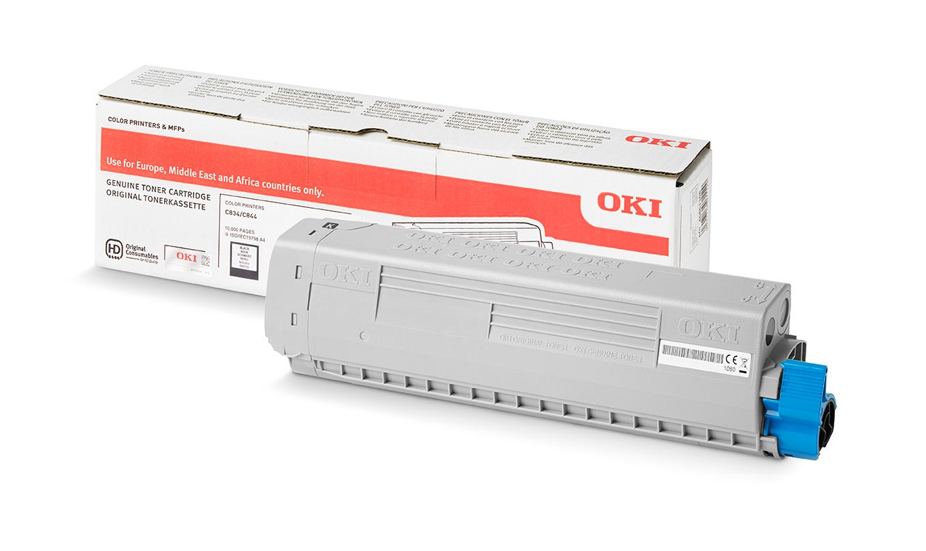 Toner OKI C834 Svart