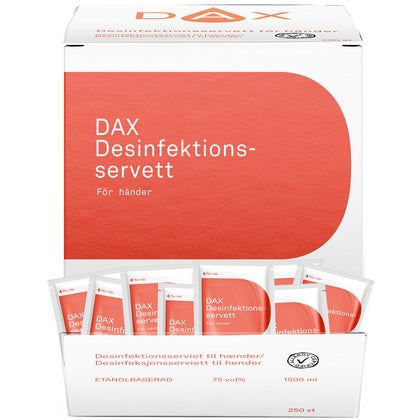 Desinfektionsservett Dax 250-pack