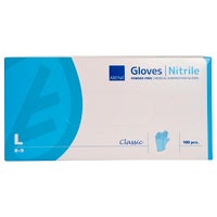 Engångshandske Nitril blå L