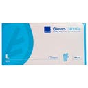 Engångshandske Nitril blå L