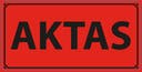 Varningsetikett Aktas 1000/rl