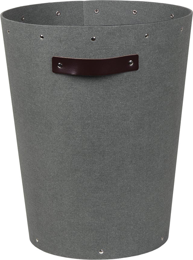 Papperskorg Bigso Aries canvas grå