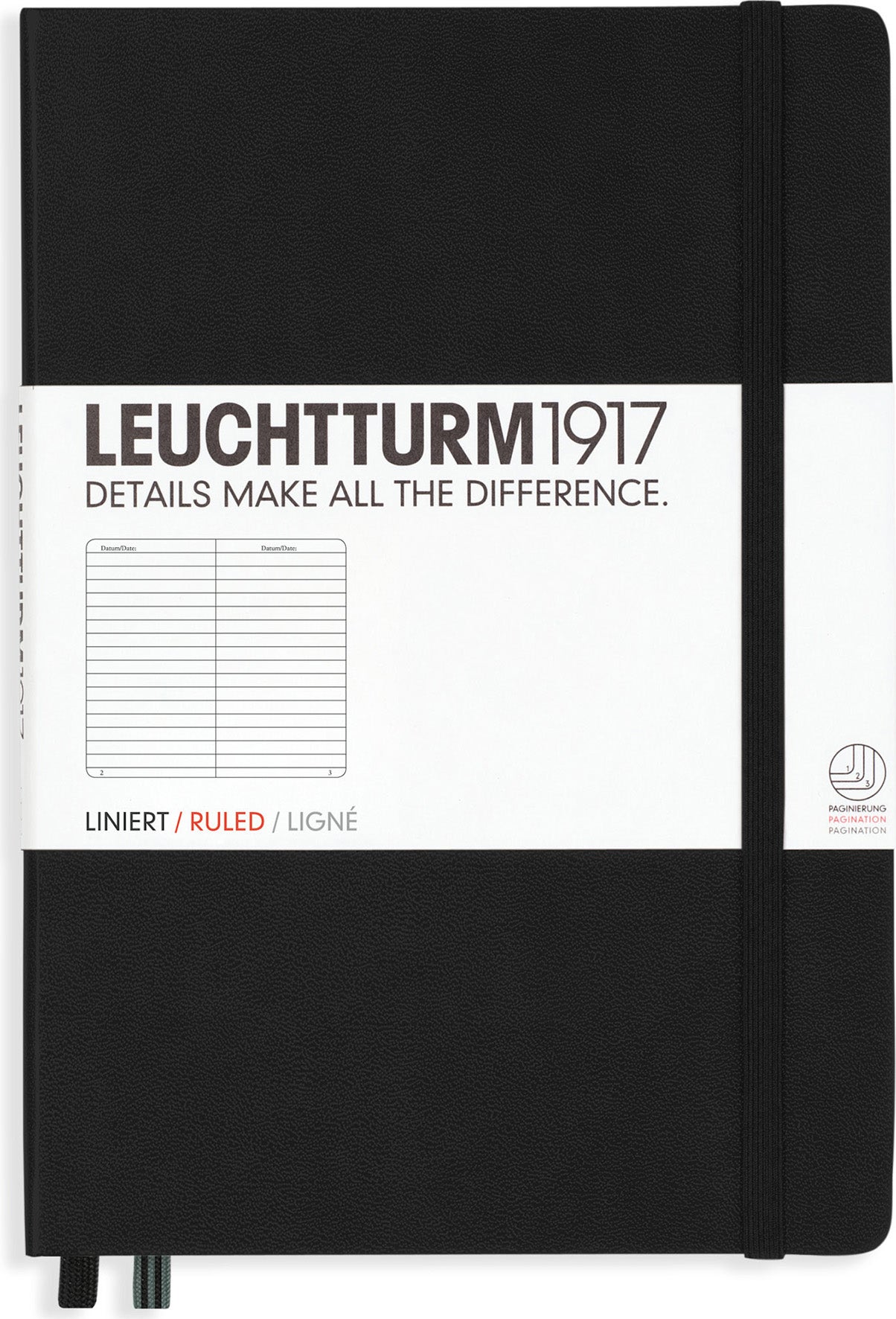 Anteckningsbok A5 linjerad Leuchttrum 1917
