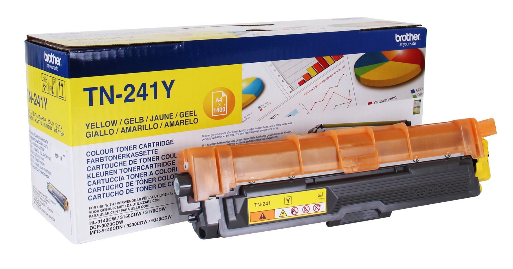 Toner Brother TN241Y Gul