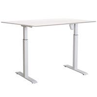 Skrivbord el Easydesk Adapt I 160x80 cm vit
