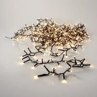 Ljusslinga Shiny svart 16 m varmvit