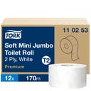 Toalettpapper Tork Soft Mini Jumbo Premium T2 12-pack