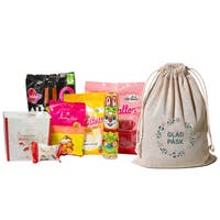 Linnesäck med godis 1070 g