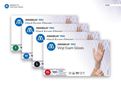 Vinylhandske Transparent 100 st/fp