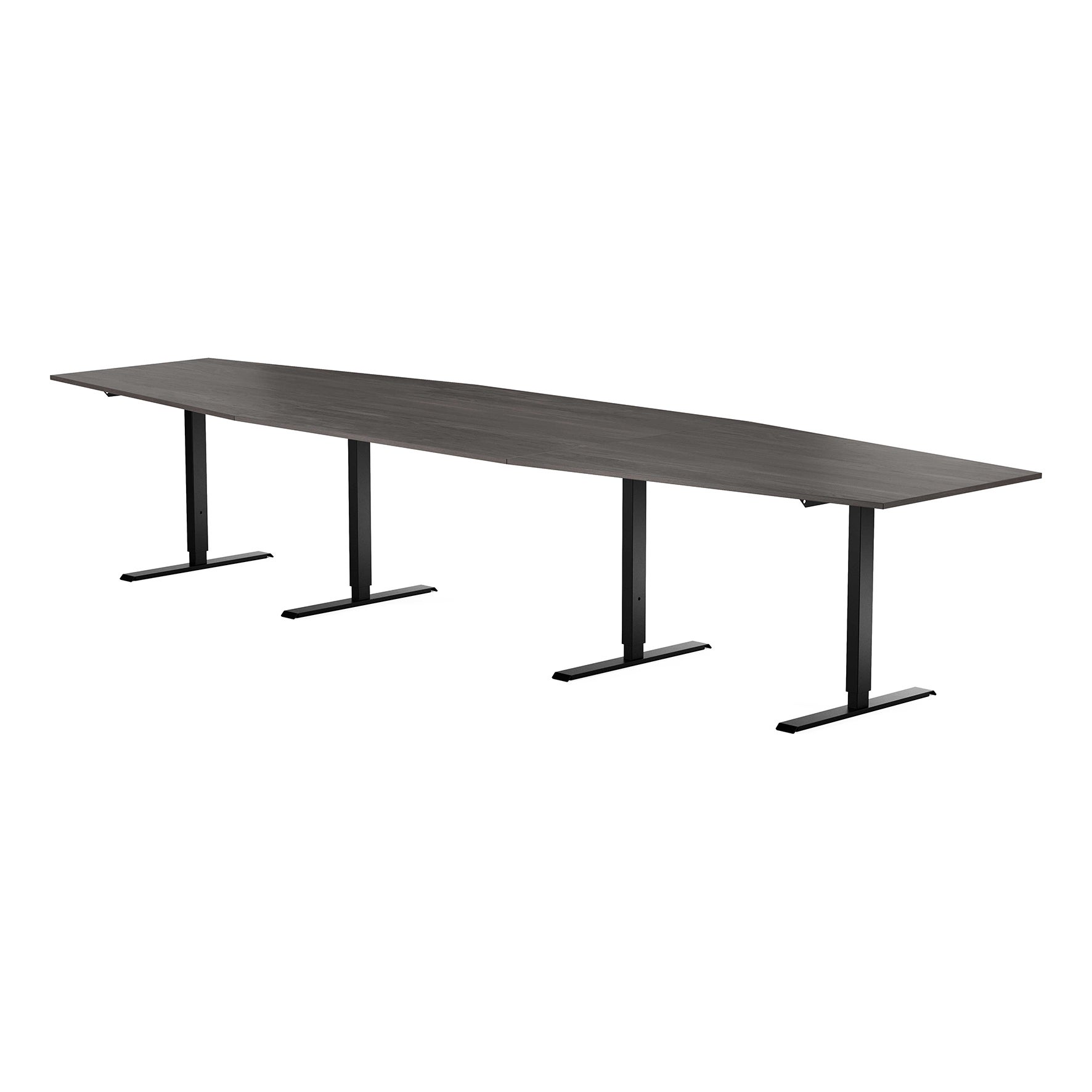 Konferensbord 4200x1200x800 mm Svart underrede