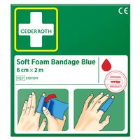 Bandage Soft Foam Bandage Blue 2 m x 60 mm