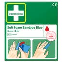 Bandage Soft Foam Bandage Blue 2 m x 60 mm