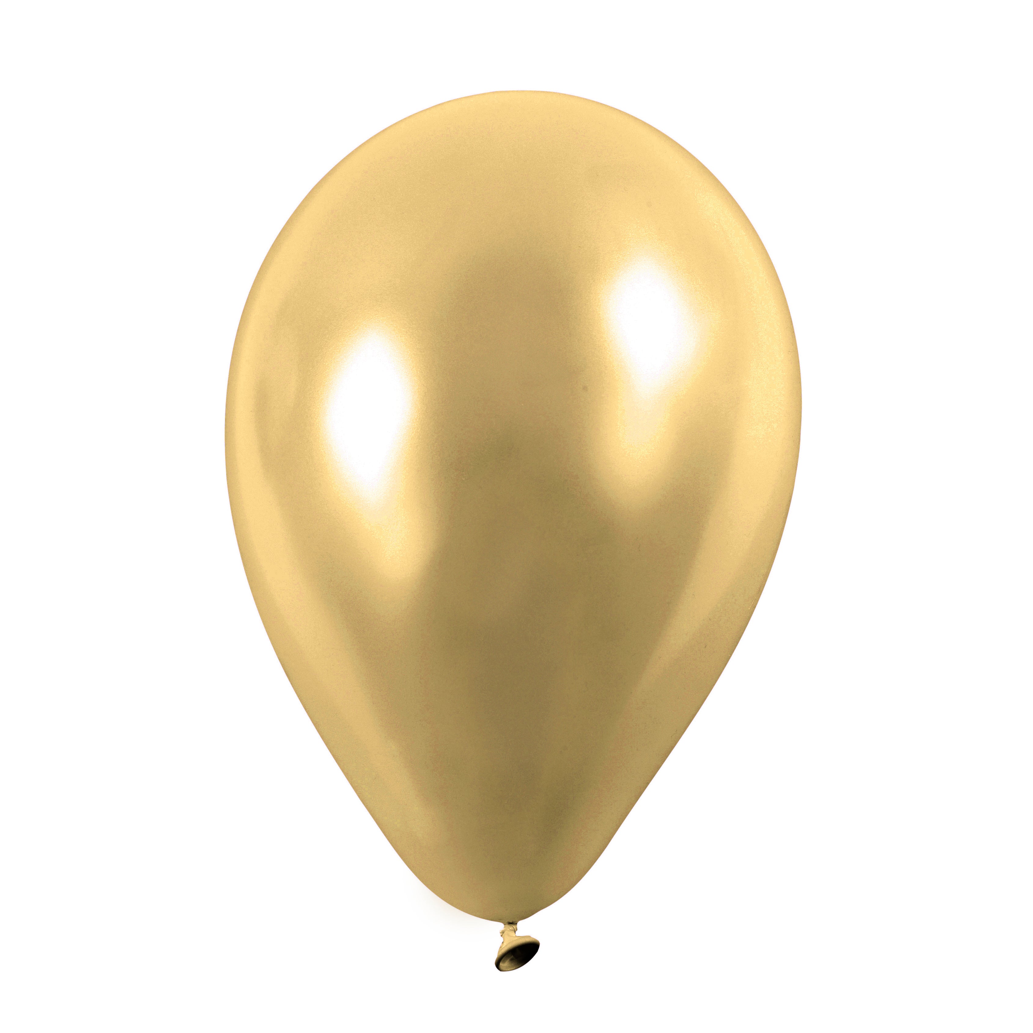 Ballonger runda 23 cm 8/fp Guld