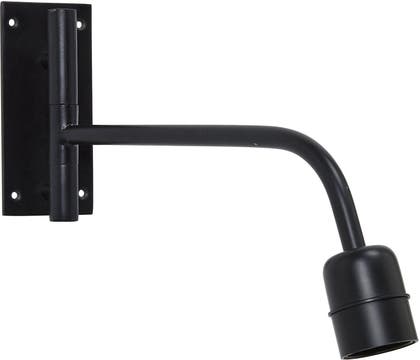 Vägglampa Base mattsvart 65 x 140 mm