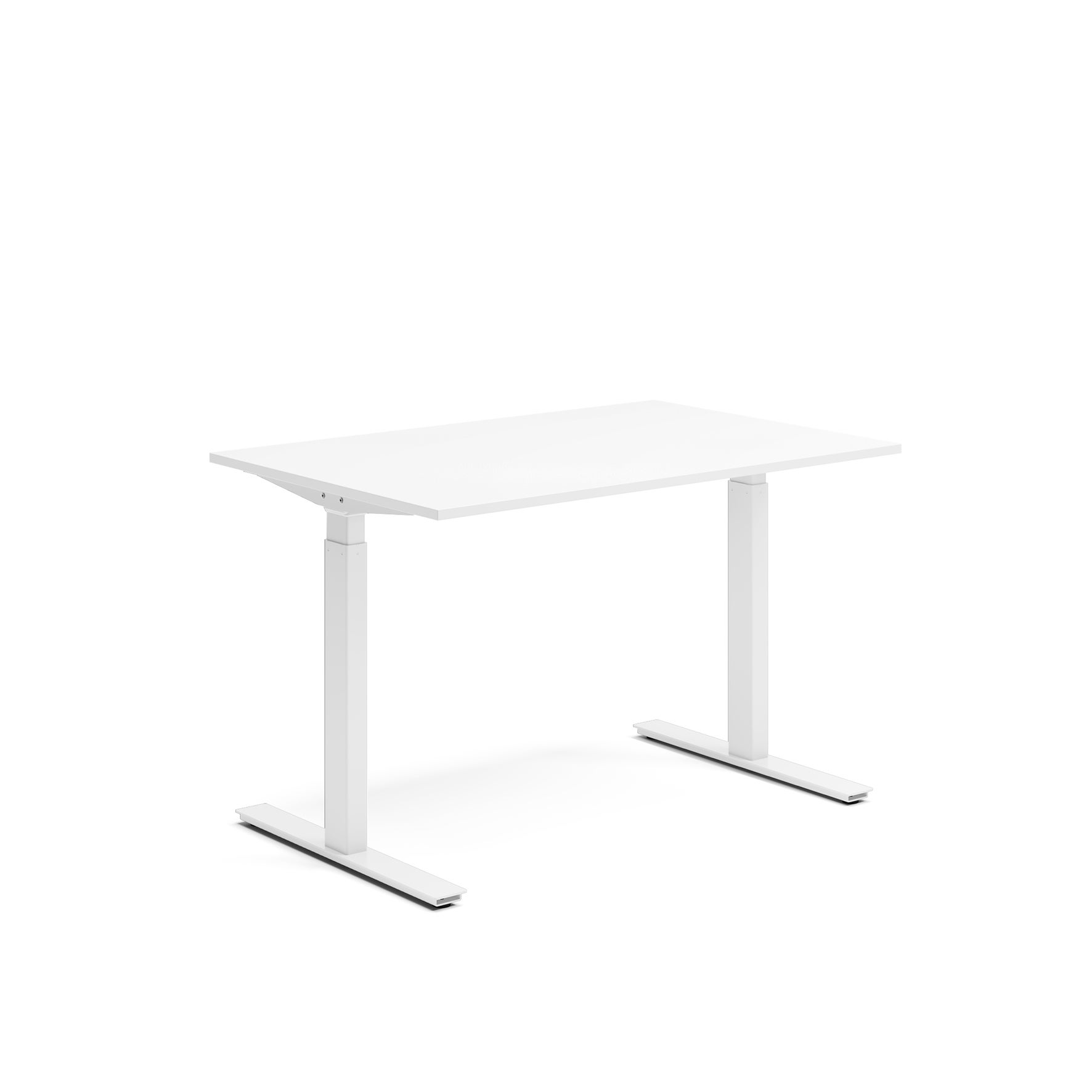 Skrivbord el 120x80 cm Vit/Vit