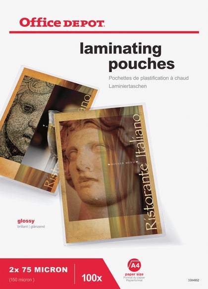 Lamineringsfickor A4 75 mikron 100 st/fp