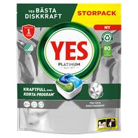 Diskmaskinstabletter YES Platinum 80-pack