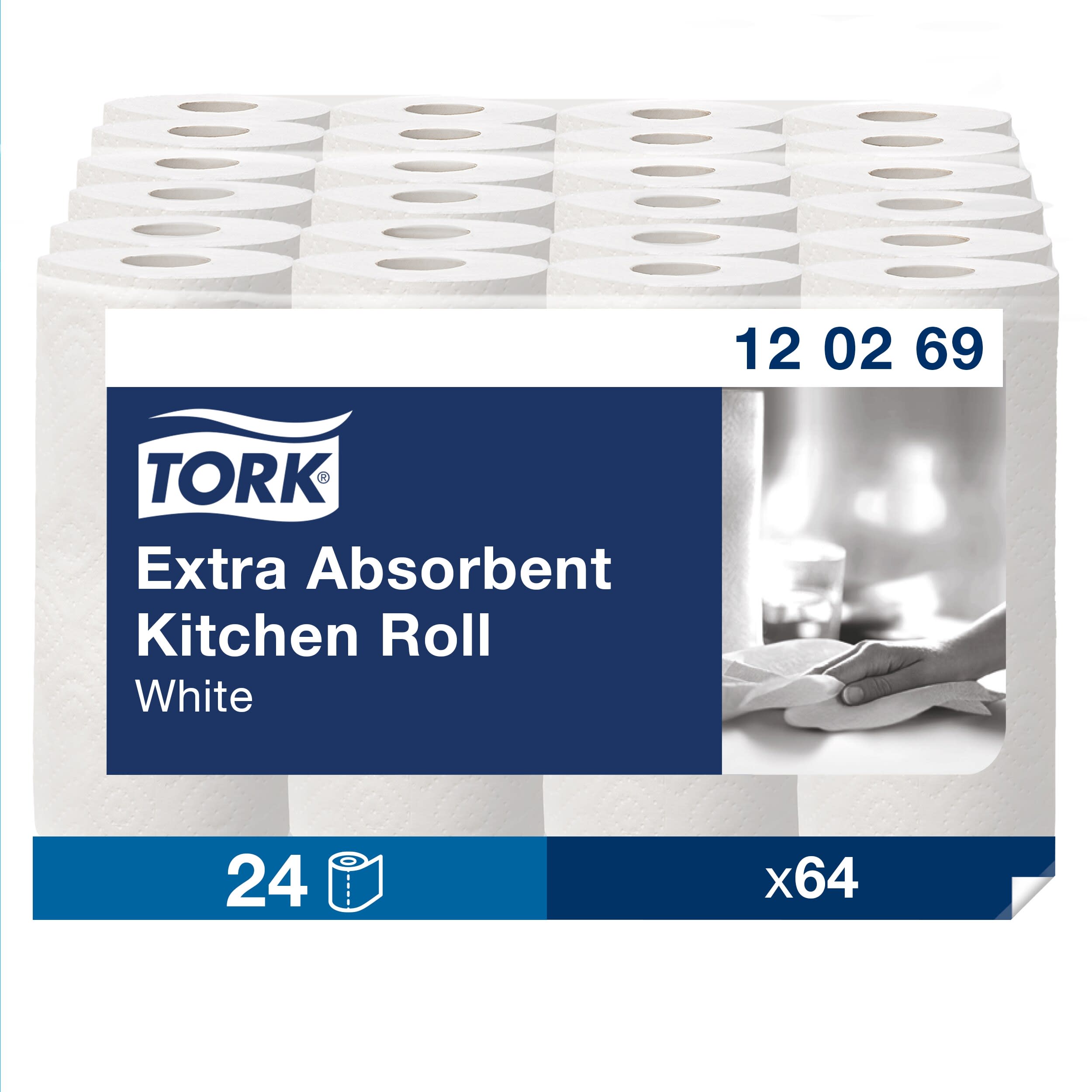 Köksrulle Extra Absorberande Tork 24 rullar