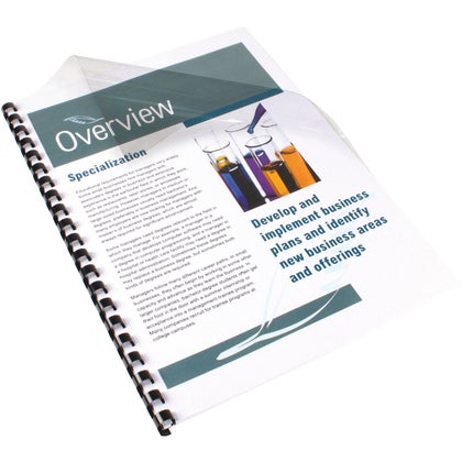 Plastomslag A4 klar 100-pack