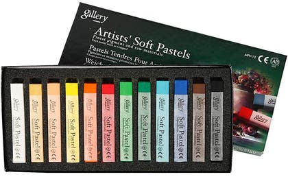 Torrpastellkrita Gallery 12-pack