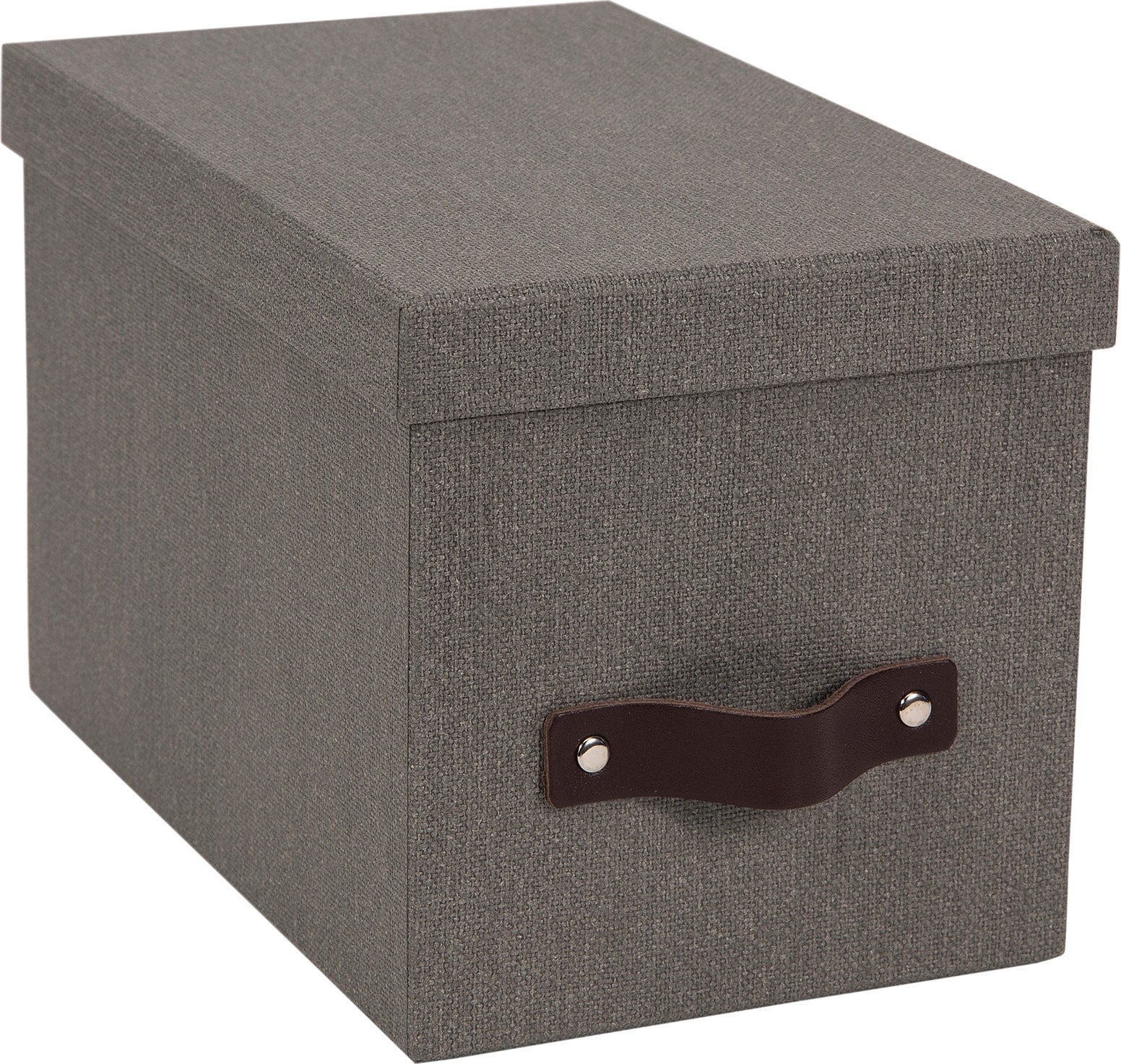 Förvaringsbox Kristina canvas grå