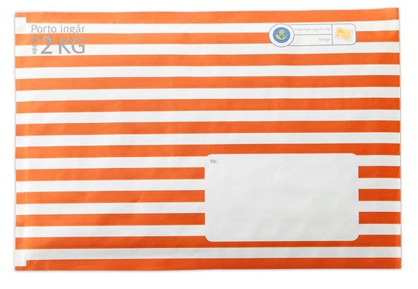 Vadderad påse Rand med porto