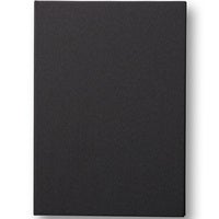 Anteckningsbok Tyg A5 Olinjerad Svart