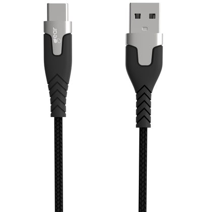 Laddkabel PRO USB-A till USB-C 2.0 Gear Svart