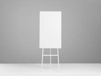 Blädderblockställ One s vit