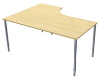 Skrivbord Bas 1600 x 1200 mm H Björk Lanab