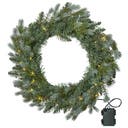 Krans LED Greyland Ø 55 cm grön