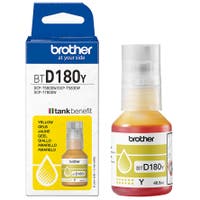 Bläckflaska Brother 180Y 5K Gul