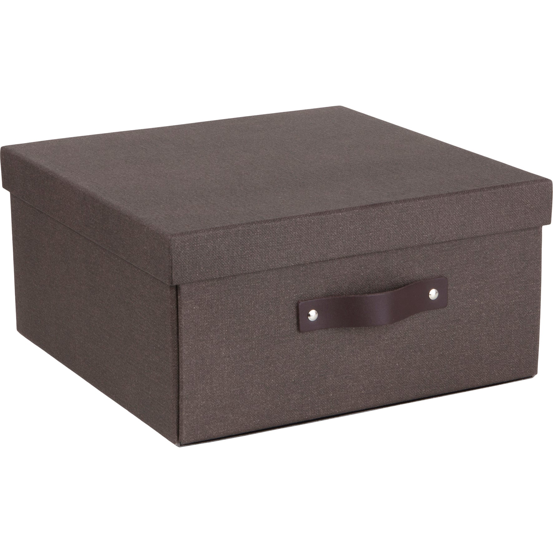 Förvaringsbox Bigso Levi canvas brun